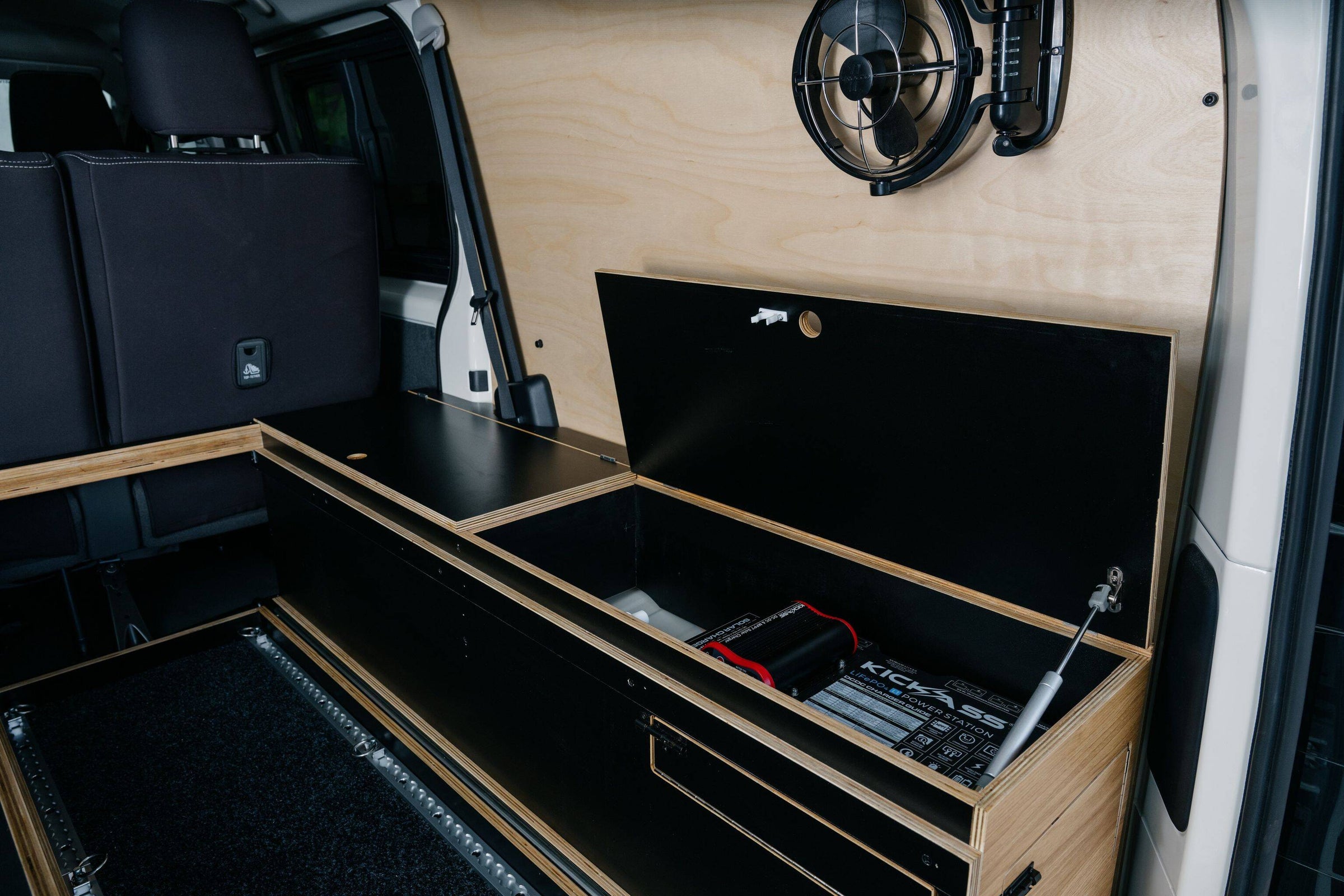 Hiace Crew Van Fitout | Transforming Camper | Dogged Campers